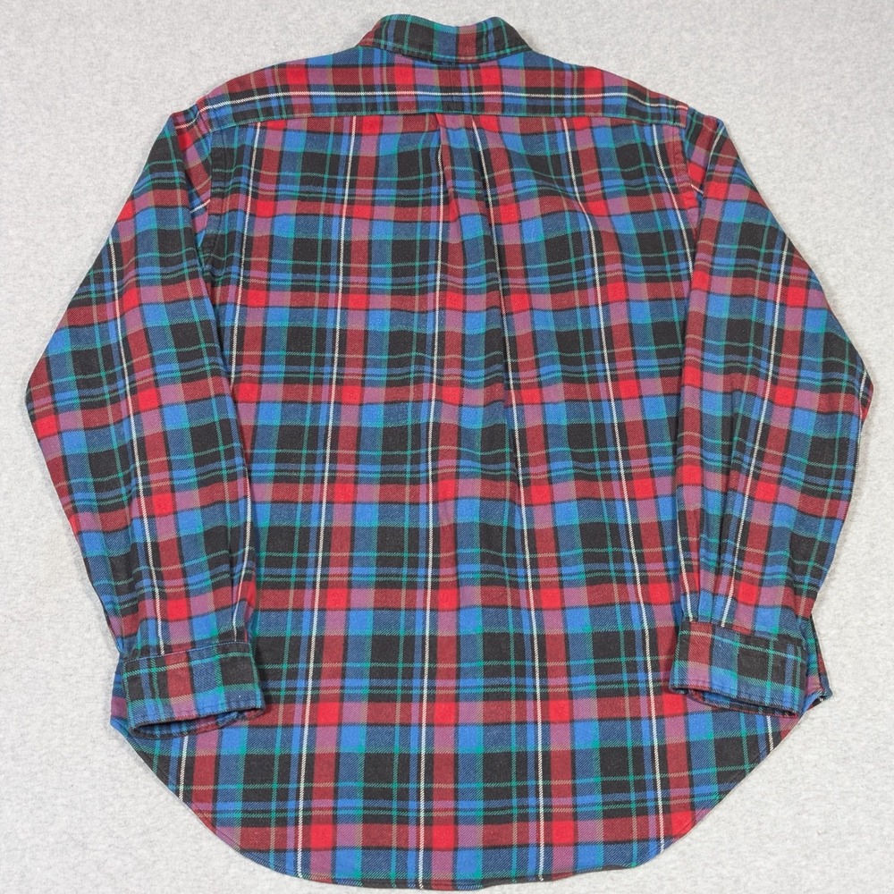 Ralph Lauren Button Down Flannel Shirt Mens Size Large Classic Fit Multi Plaid - Picture 4 of 8